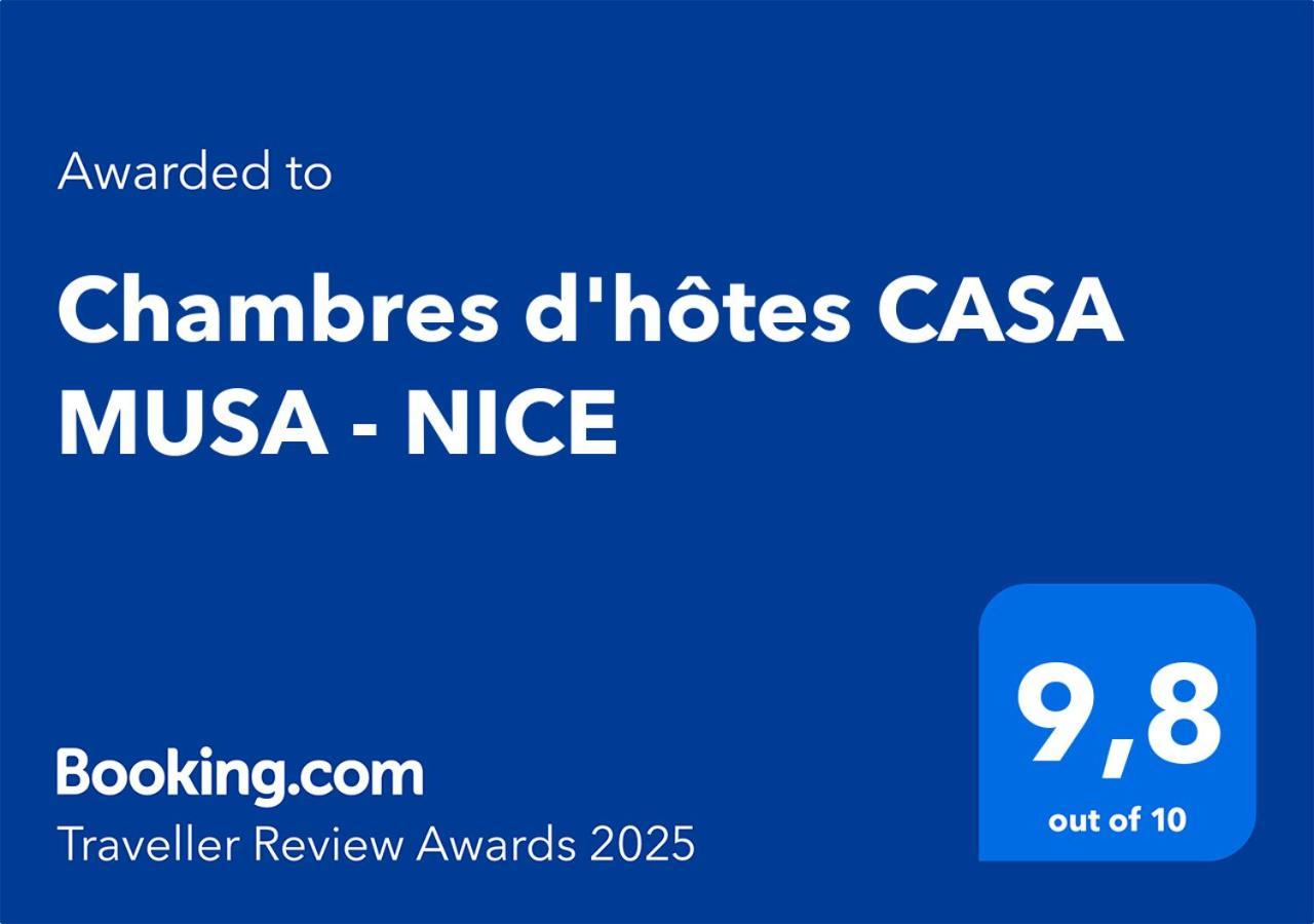 Chambres D'Hotes Casa Musa - ニース エクステリア 写真